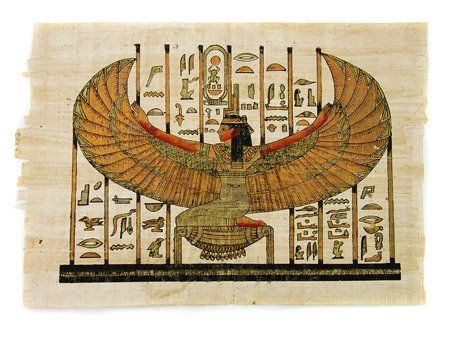 PAPIRUS IZYDA (ORYGINAŁ, EGIPT, 45 X 30 CM)