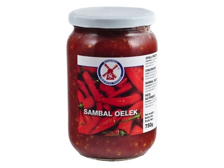 PASTA CHILI SAMBAL OELEK (750G, SOS CHILLI)