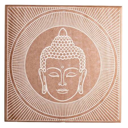 Panel ścienny Budda, dekoracja na ścianę 30x30 cm