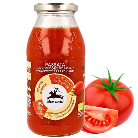 Passata, sos pomidorowy Alce Nero Bio 500g Włochy