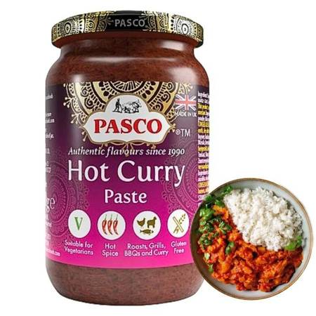 Pasta Hot Curry Pasco przyprawa bezglutenowa Idnie 270g