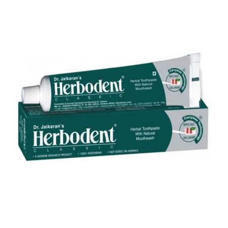 Pasta do zębów Herbodent naturalna przeciwpróchicza Ajurweda 21 ziół 150 g