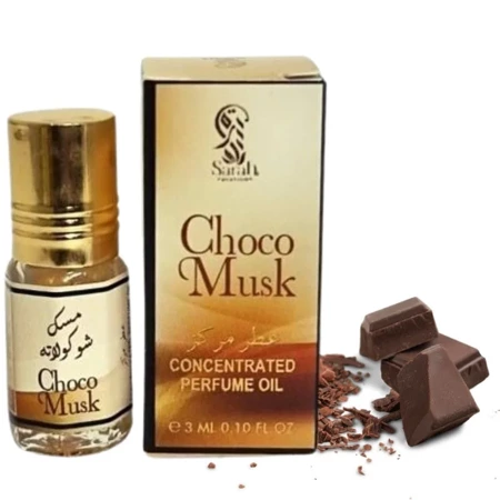 Perfumy arabskie oryginalne Sarah Creations Choco Musk w olejku 3 ml