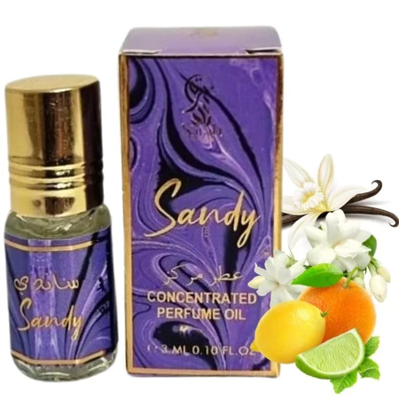 Perfumy arabskie w olejku oryginalne Sarah Creations Sandy 3 ml