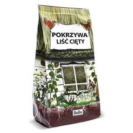 Pokrzywa zwyczajna liść cięty 100g BaBa