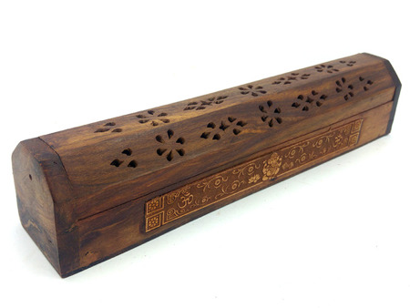 Pudełko podstawka na kadziedełka Genesh (drewniane  30cm)