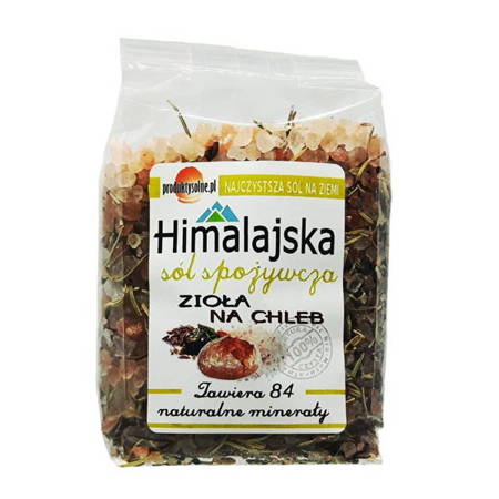 Sól himalajska z ziołami na chleb słona przyprawa 300 g