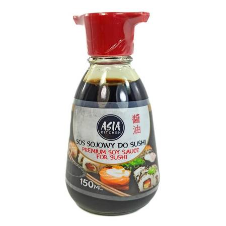 Sos sojowy Premium bez GMO, Asia Kitchen bezglutenowy 150ml