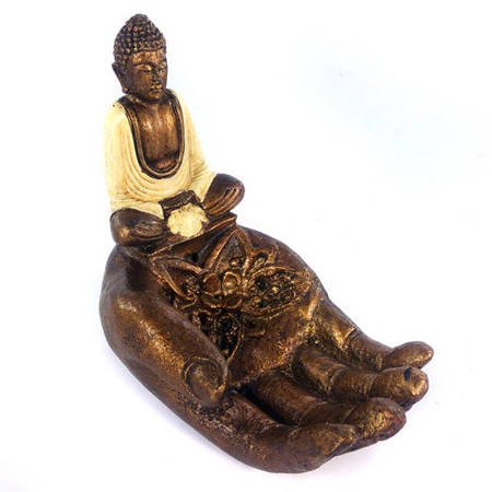 Stojak na kadzidełka Budda (podstawka na kadzidła, ręka 13cm)