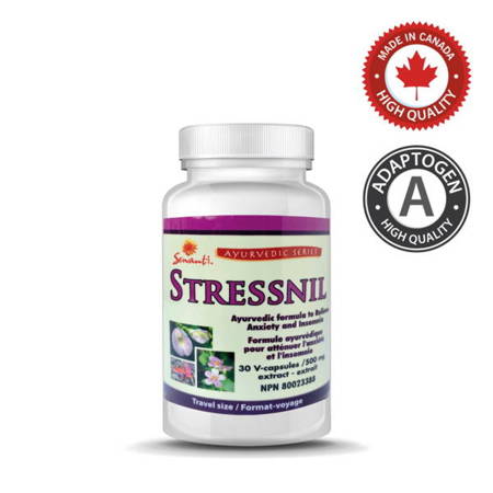 Stressnil 30kaps (stres, bezsenność, uspokojenie, regeneracja, Kanada, vegan)