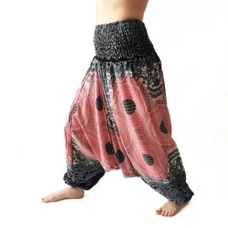 Szarawary spodnie alladynki  haremki Indie