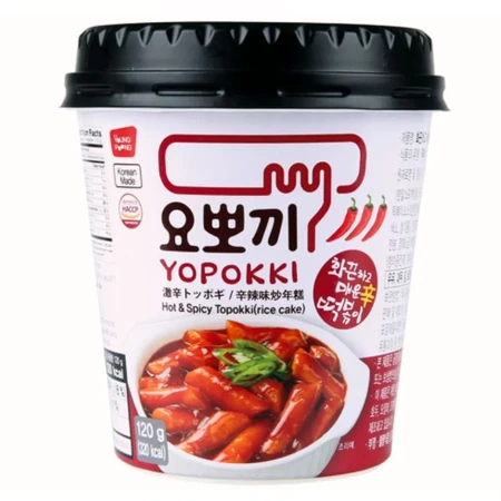 Topokki kluski ryżowe w ostrym sosie Yopokki Teokbokki Korea 120g