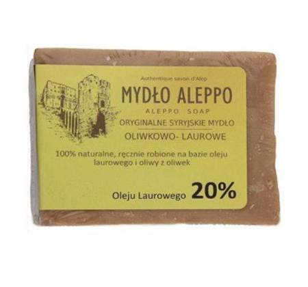 Tradycyjne syryjskie mydło Aleppo 20% oleju laurowego190g