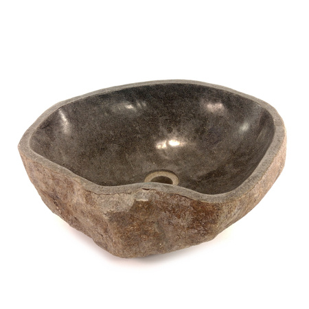Umywalka kamienna bazaltowa (nadblatowa, zlew 46 x 38,5 cm)