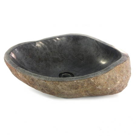 Umywalka kamienna bazaltowa (nadblatowa, zlew 48 x 40 cm)