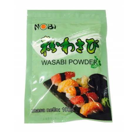 Wasabi w proszku 100g (chrzan japoński, do sushi, kuchnia orientalna)