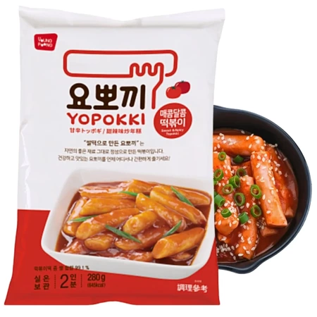 Yopokki kluski ryżowe Sweet & Spicy 280g tteokbokki Korea