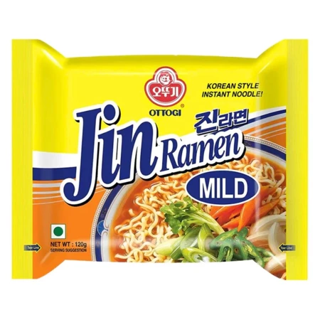 Zupka instant Jin Ramen Mild łagodna (120g  Ottogi)