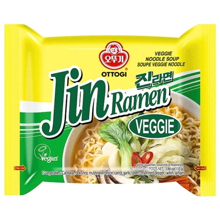 Zupka koreańska Jin Ramen wegańska zupa, Ottogi 110g